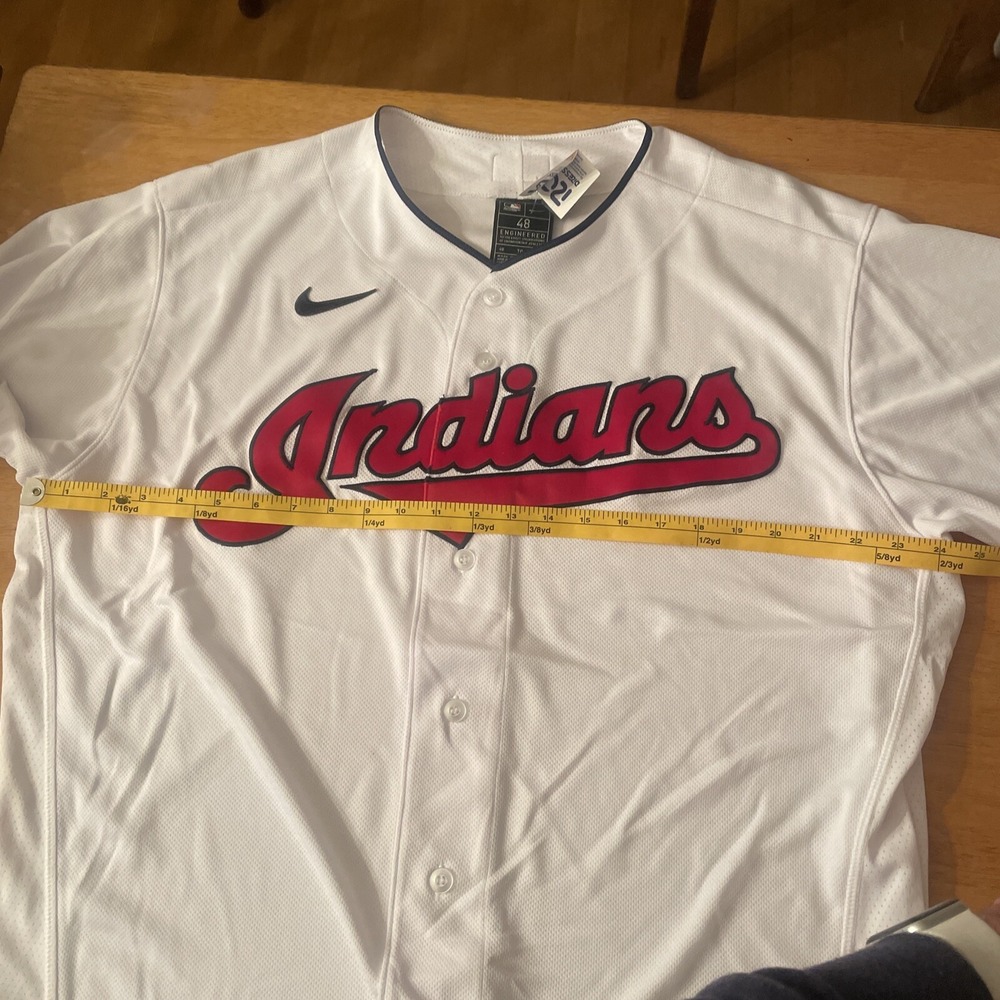 Indians Baseball Nike Authentic Collection Jersey 48 Cleveland Ohio Guardians - Picture 10 of 12